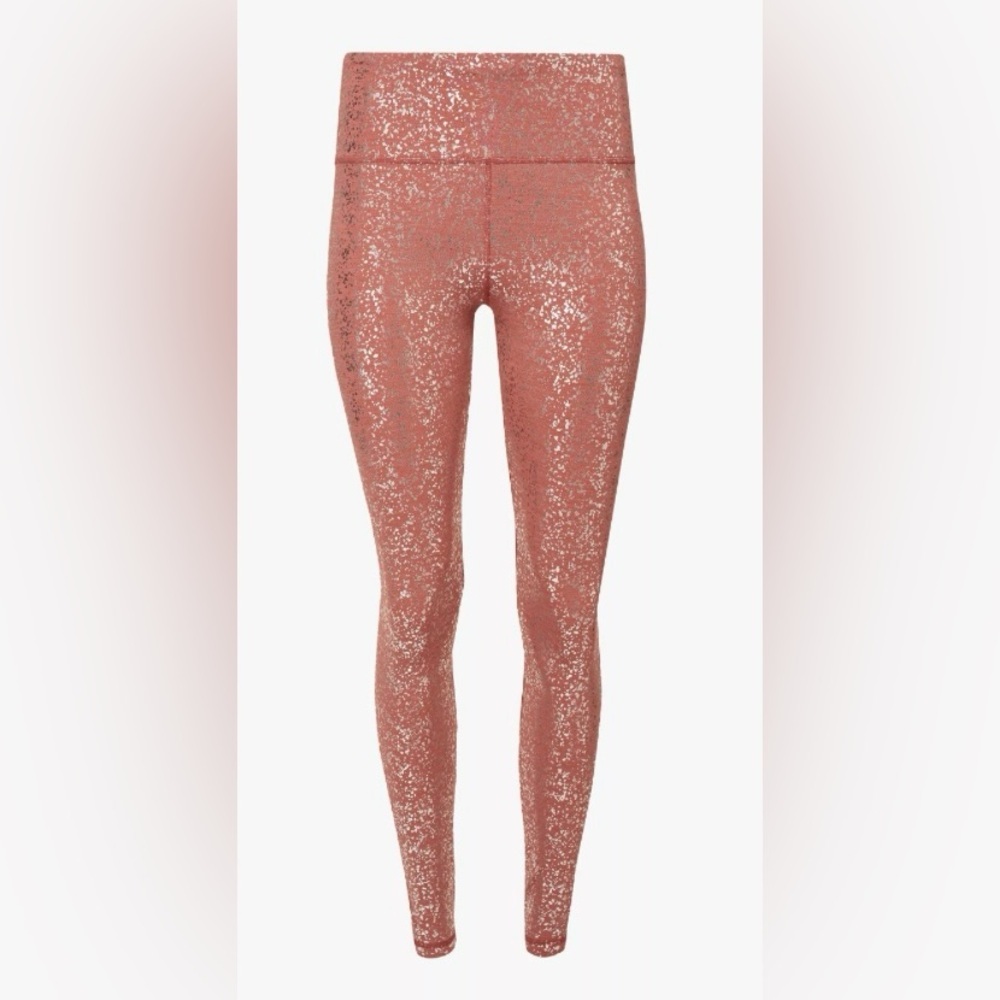 Sweaty Betty Pink Lace Leggings Sweaty Betty Disco Metallic